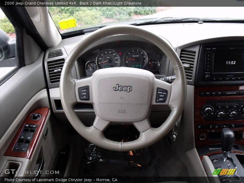 Black / Dark Khaki/Light Graystone 2006 Jeep Grand Cherokee Limited 4x4
