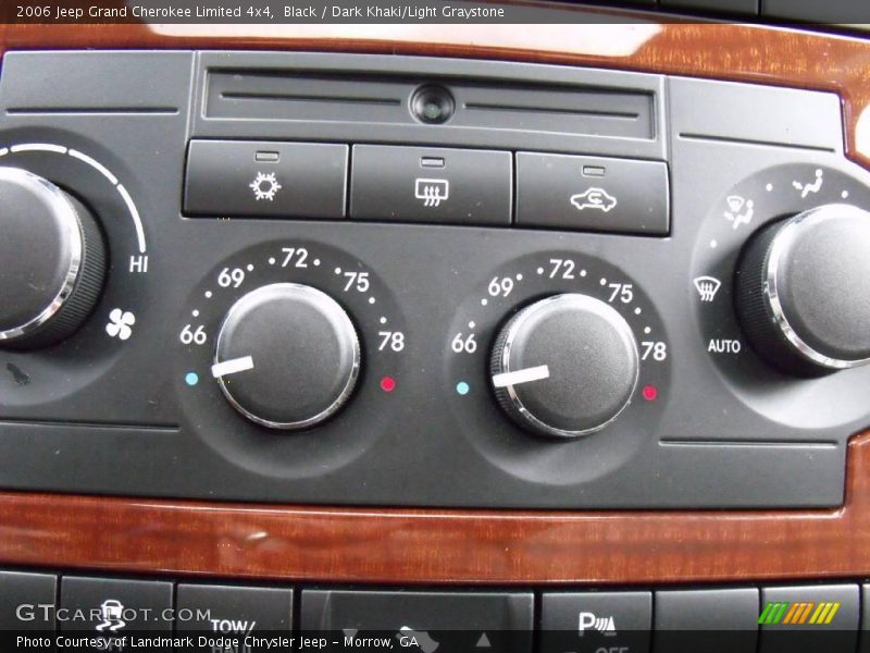 Black / Dark Khaki/Light Graystone 2006 Jeep Grand Cherokee Limited 4x4