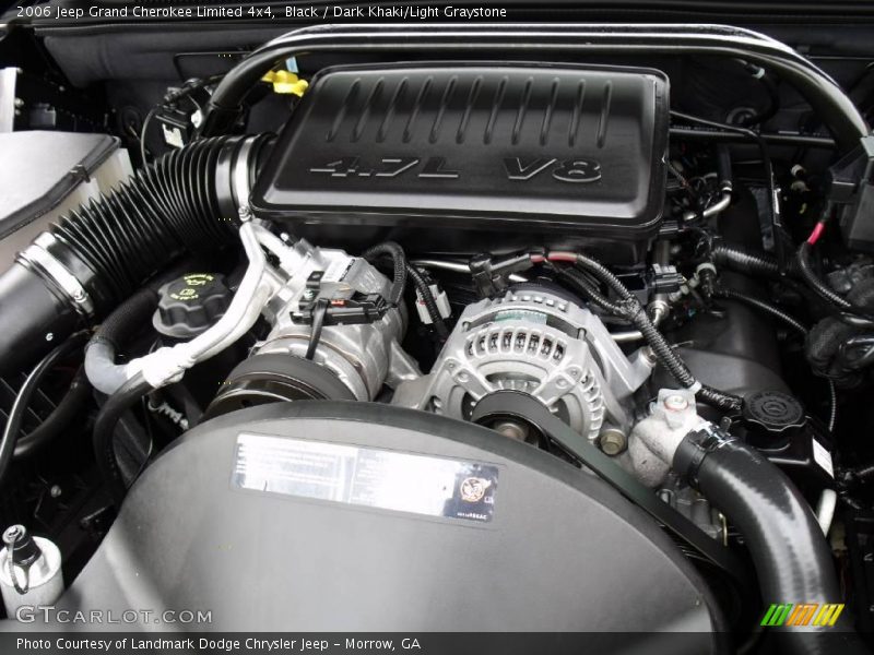Black / Dark Khaki/Light Graystone 2006 Jeep Grand Cherokee Limited 4x4