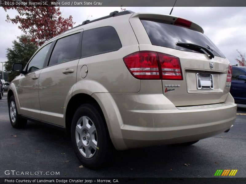 White Gold / Dark Slate Gray 2010 Dodge Journey SE
