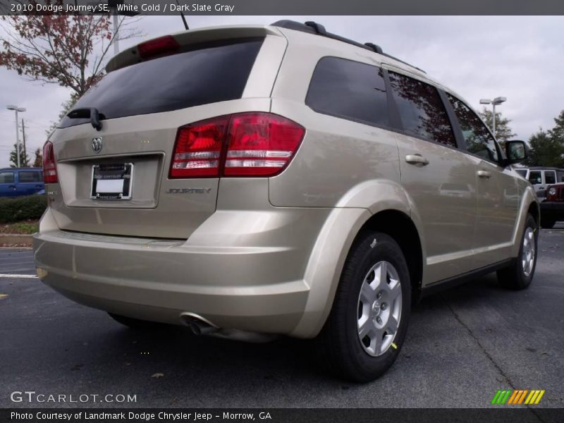 White Gold / Dark Slate Gray 2010 Dodge Journey SE
