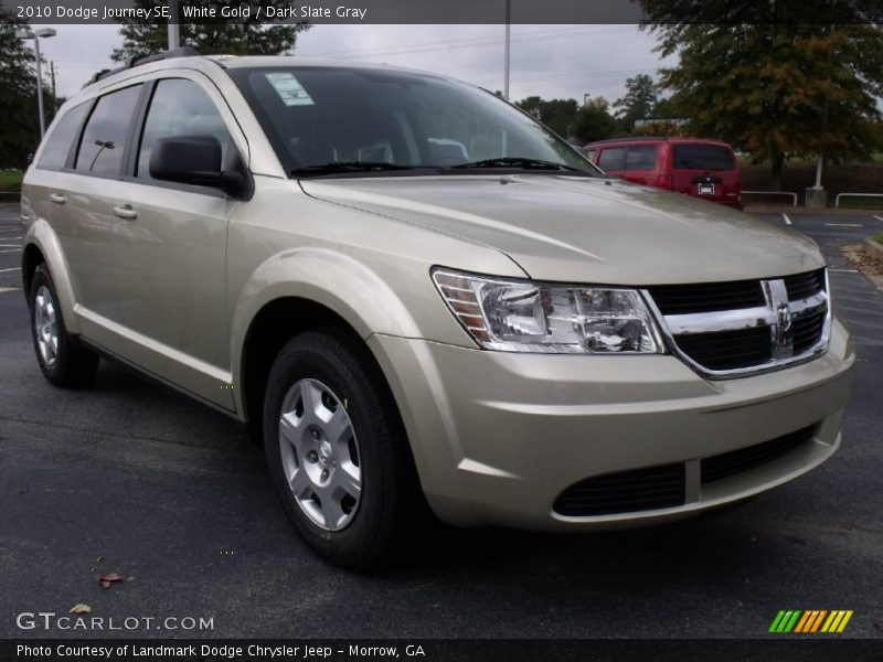 White Gold / Dark Slate Gray 2010 Dodge Journey SE