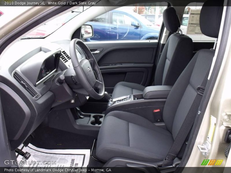 White Gold / Dark Slate Gray 2010 Dodge Journey SE