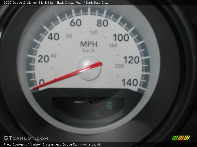 Brilliant Black Crystal Pearl / Dark Slate Gray 2010 Dodge Challenger SE
