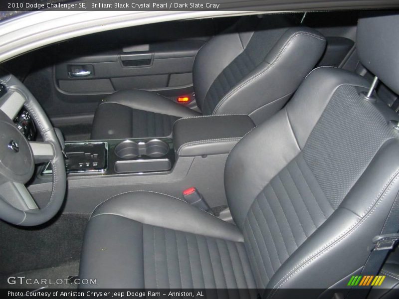Brilliant Black Crystal Pearl / Dark Slate Gray 2010 Dodge Challenger SE