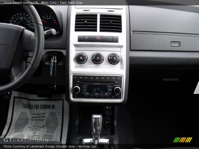 White Gold / Dark Slate Gray 2010 Dodge Journey SE