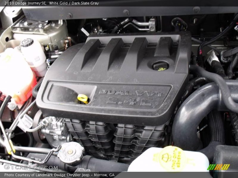 White Gold / Dark Slate Gray 2010 Dodge Journey SE