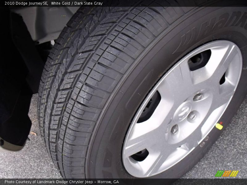 White Gold / Dark Slate Gray 2010 Dodge Journey SE