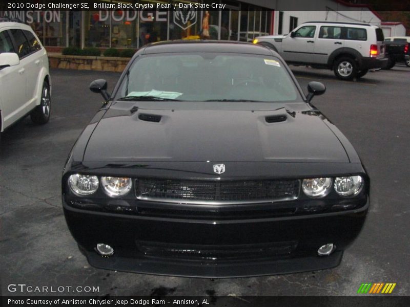 Brilliant Black Crystal Pearl / Dark Slate Gray 2010 Dodge Challenger SE