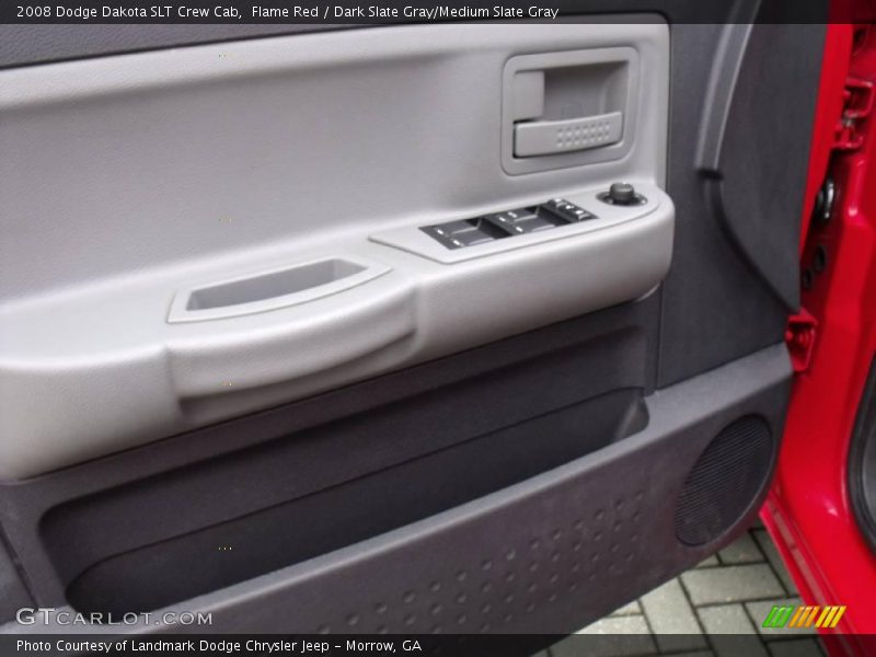 Flame Red / Dark Slate Gray/Medium Slate Gray 2008 Dodge Dakota SLT Crew Cab