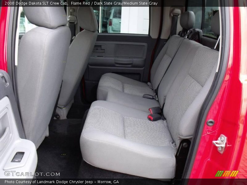 Flame Red / Dark Slate Gray/Medium Slate Gray 2008 Dodge Dakota SLT Crew Cab
