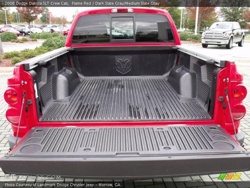 Flame Red / Dark Slate Gray/Medium Slate Gray 2008 Dodge Dakota SLT Crew Cab