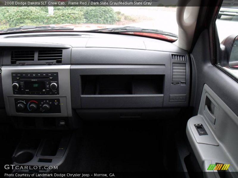 Flame Red / Dark Slate Gray/Medium Slate Gray 2008 Dodge Dakota SLT Crew Cab