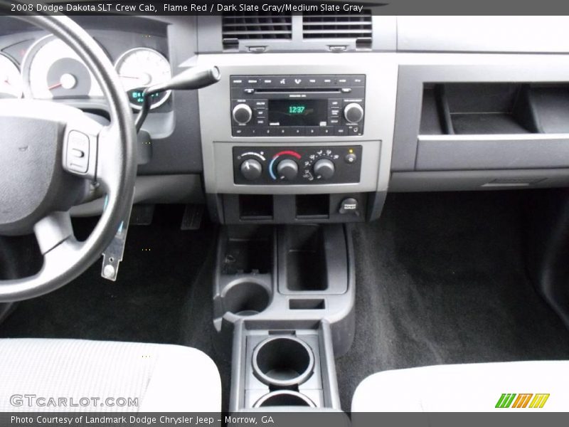 Flame Red / Dark Slate Gray/Medium Slate Gray 2008 Dodge Dakota SLT Crew Cab