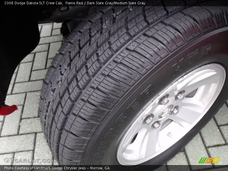 Flame Red / Dark Slate Gray/Medium Slate Gray 2008 Dodge Dakota SLT Crew Cab