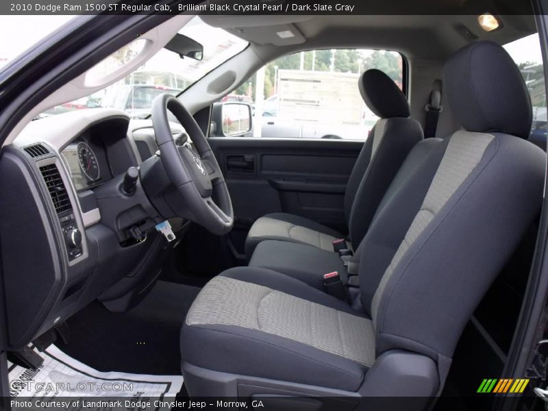Brilliant Black Crystal Pearl / Dark Slate Gray 2010 Dodge Ram 1500 ST Regular Cab