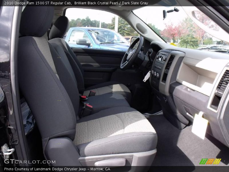 Brilliant Black Crystal Pearl / Dark Slate Gray 2010 Dodge Ram 1500 ST Regular Cab