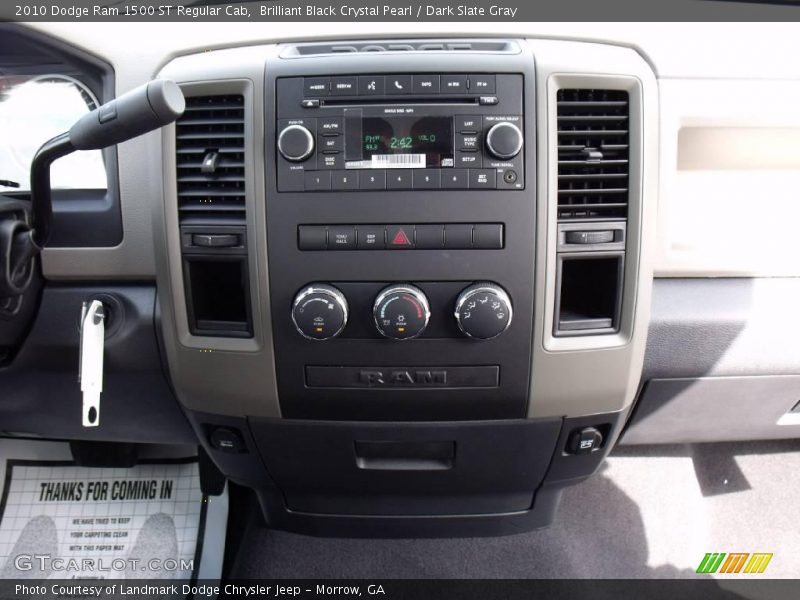 Brilliant Black Crystal Pearl / Dark Slate Gray 2010 Dodge Ram 1500 ST Regular Cab