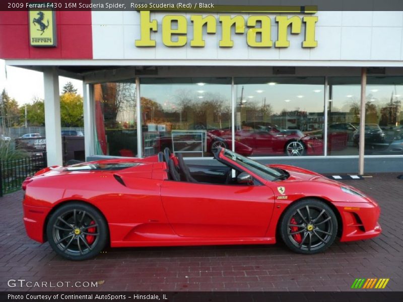 Rosso Scuderia (Red) / Black 2009 Ferrari F430 16M Scuderia Spider