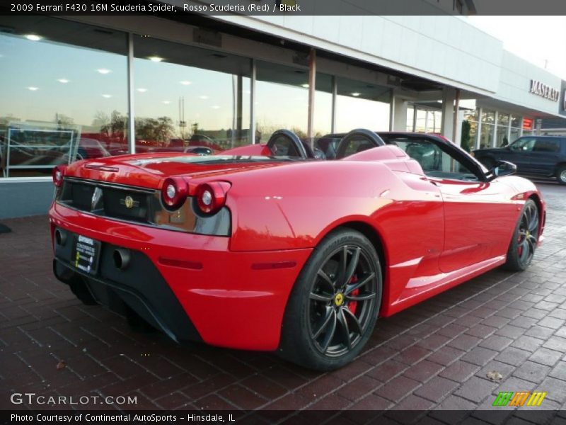 Rosso Scuderia (Red) / Black 2009 Ferrari F430 16M Scuderia Spider