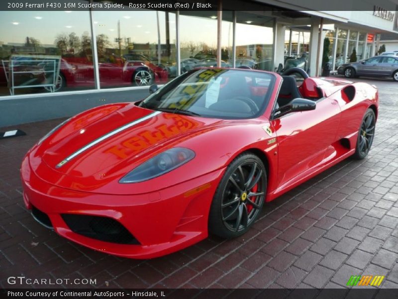 Rosso Scuderia (Red) / Black 2009 Ferrari F430 16M Scuderia Spider