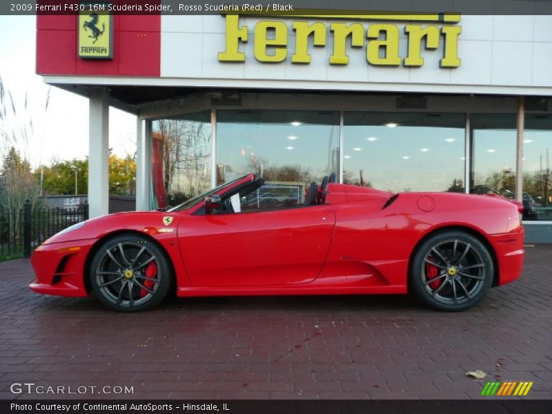 Rosso Scuderia (Red) / Black 2009 Ferrari F430 16M Scuderia Spider