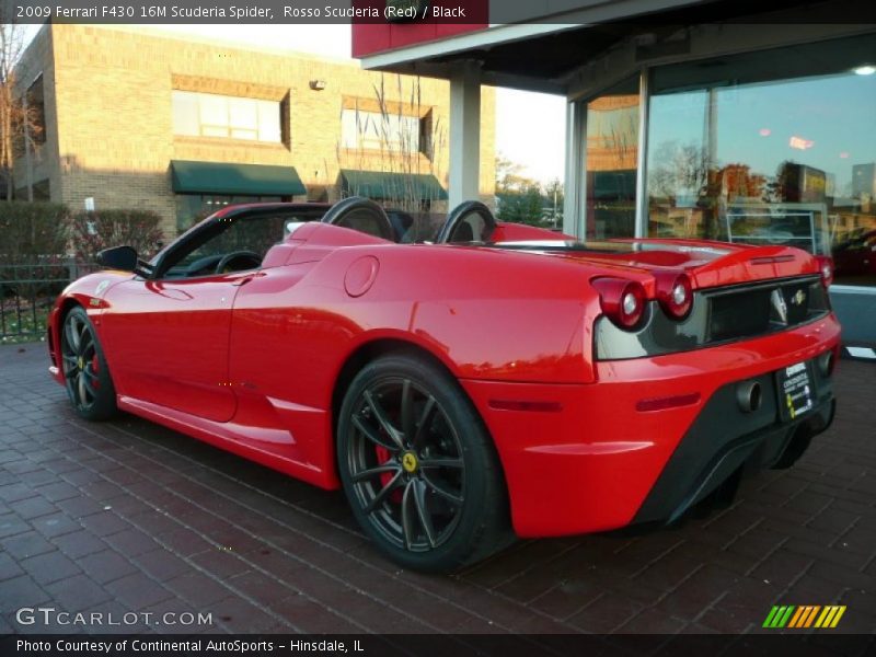 Rosso Scuderia (Red) / Black 2009 Ferrari F430 16M Scuderia Spider