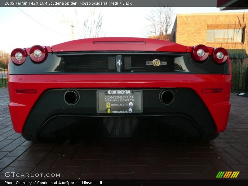 Rosso Scuderia (Red) / Black 2009 Ferrari F430 16M Scuderia Spider