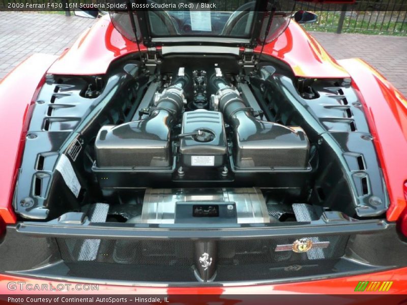 Rosso Scuderia (Red) / Black 2009 Ferrari F430 16M Scuderia Spider
