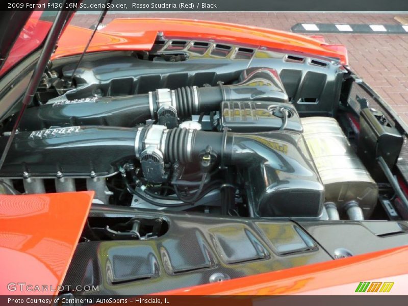 Rosso Scuderia (Red) / Black 2009 Ferrari F430 16M Scuderia Spider