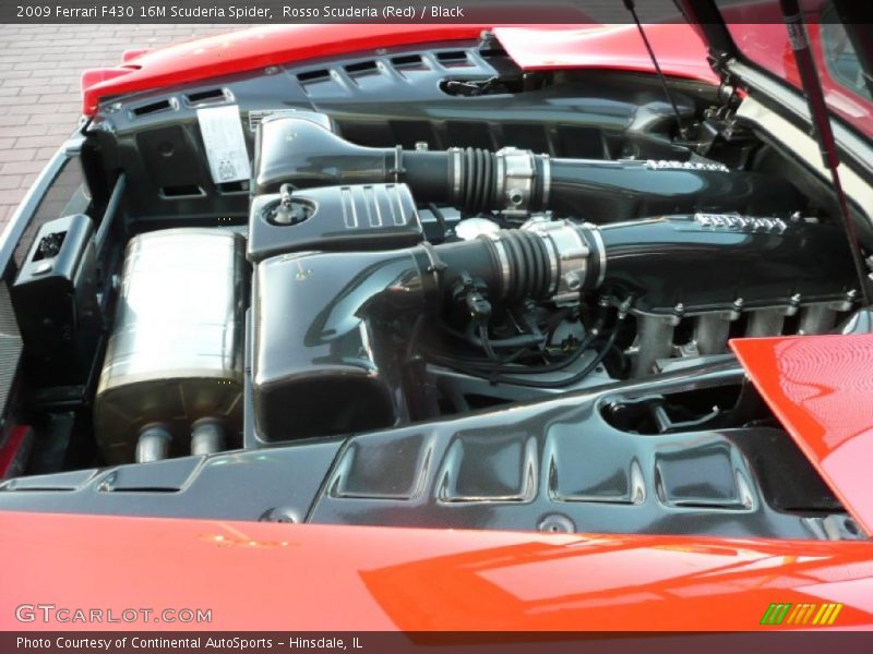 Rosso Scuderia (Red) / Black 2009 Ferrari F430 16M Scuderia Spider