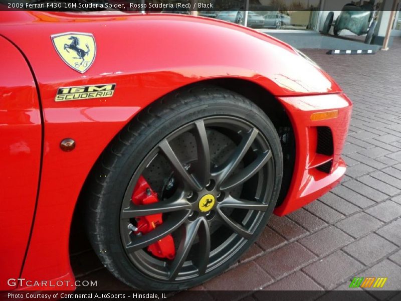 Rosso Scuderia (Red) / Black 2009 Ferrari F430 16M Scuderia Spider