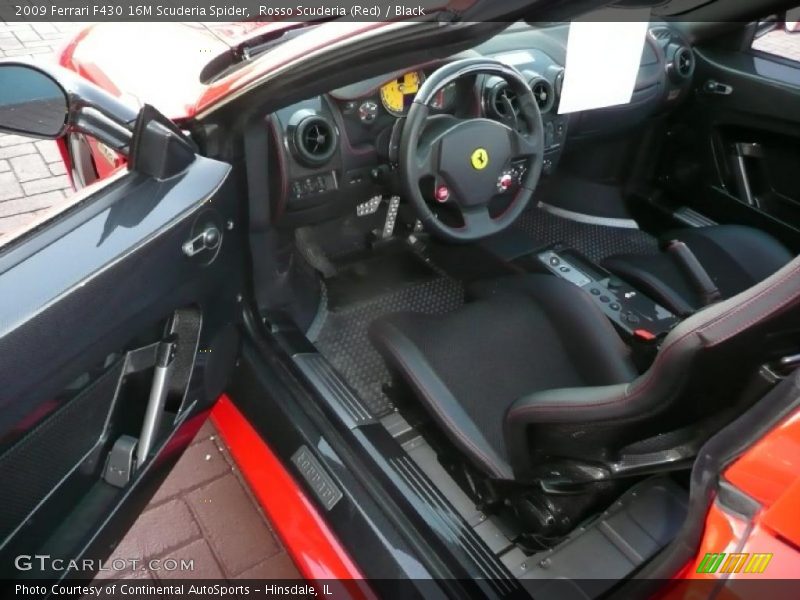 Rosso Scuderia (Red) / Black 2009 Ferrari F430 16M Scuderia Spider