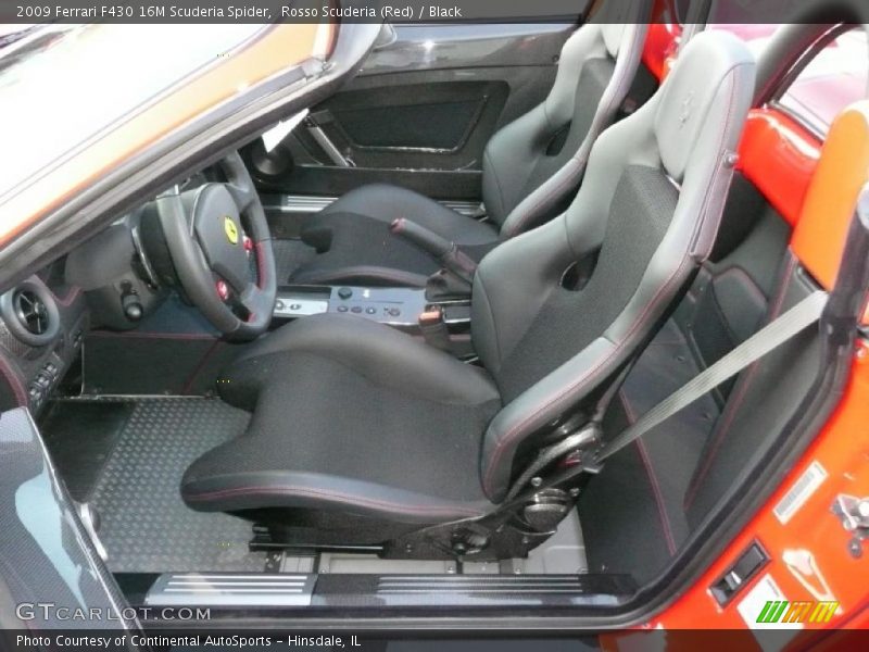 Rosso Scuderia (Red) / Black 2009 Ferrari F430 16M Scuderia Spider