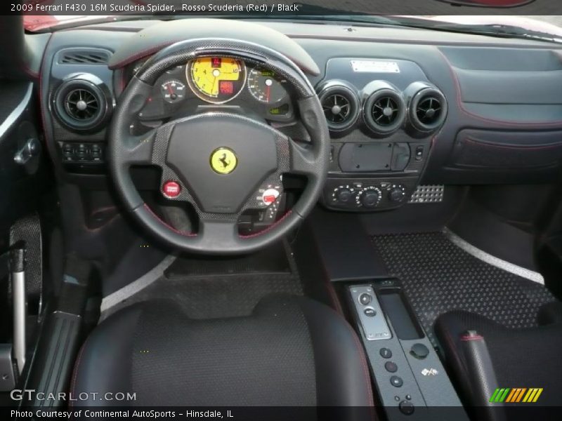 Rosso Scuderia (Red) / Black 2009 Ferrari F430 16M Scuderia Spider