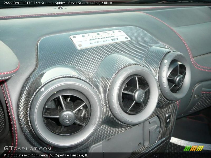 Rosso Scuderia (Red) / Black 2009 Ferrari F430 16M Scuderia Spider