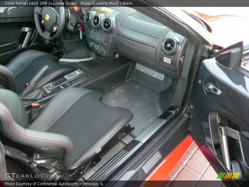 Rosso Scuderia (Red) / Black 2009 Ferrari F430 16M Scuderia Spider