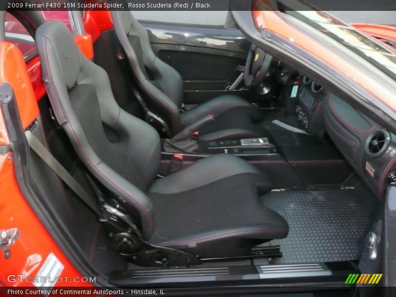 Rosso Scuderia (Red) / Black 2009 Ferrari F430 16M Scuderia Spider