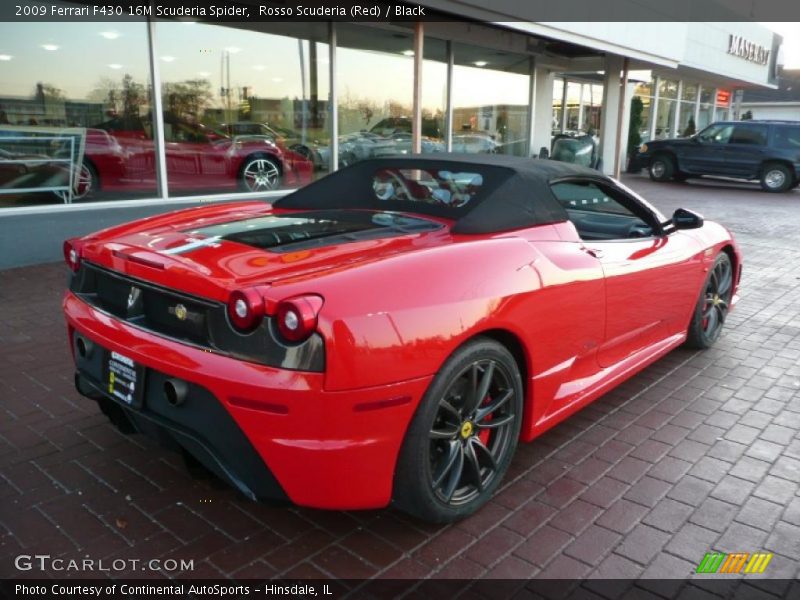 Rosso Scuderia (Red) / Black 2009 Ferrari F430 16M Scuderia Spider