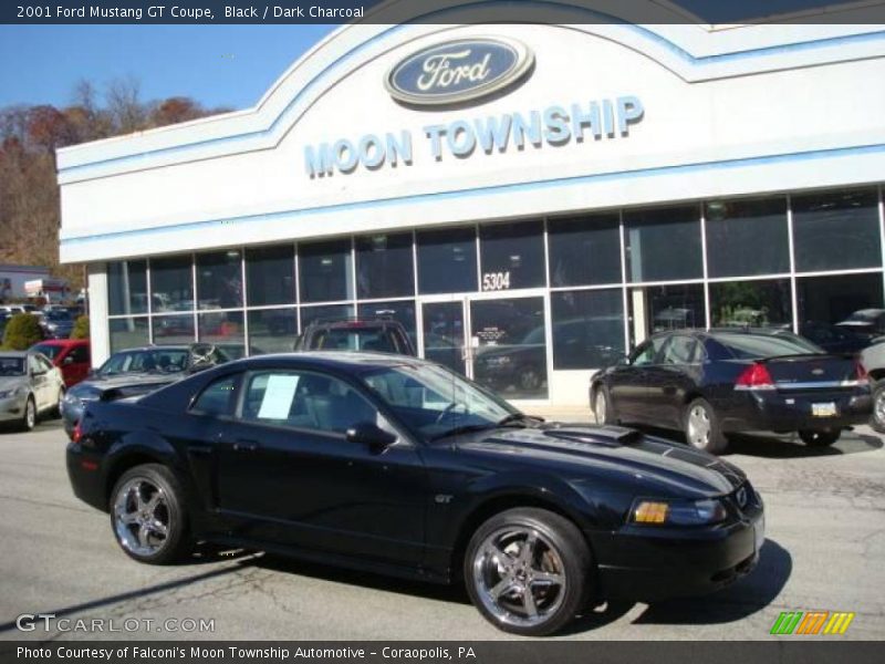 Black / Dark Charcoal 2001 Ford Mustang GT Coupe