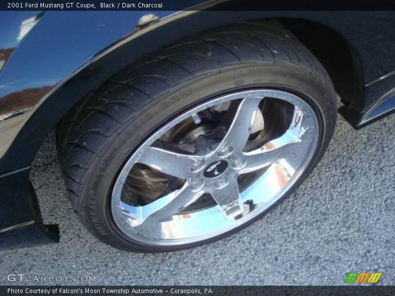 Black / Dark Charcoal 2001 Ford Mustang GT Coupe