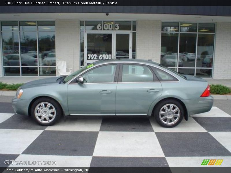 Titanium Green Metallic / Pebble 2007 Ford Five Hundred Limited