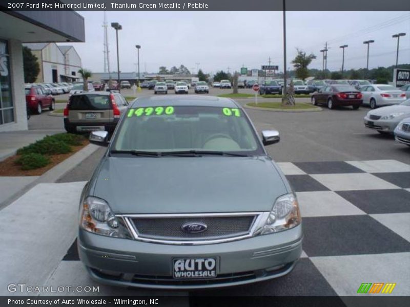 Titanium Green Metallic / Pebble 2007 Ford Five Hundred Limited