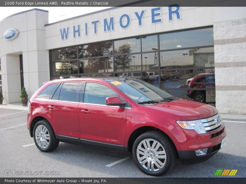 Redfire Metallic / Charcoal 2008 Ford Edge Limited AWD