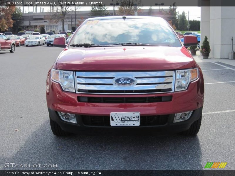 Redfire Metallic / Charcoal 2008 Ford Edge Limited AWD