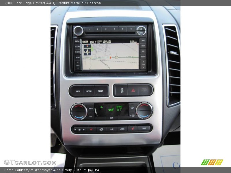 Redfire Metallic / Charcoal 2008 Ford Edge Limited AWD