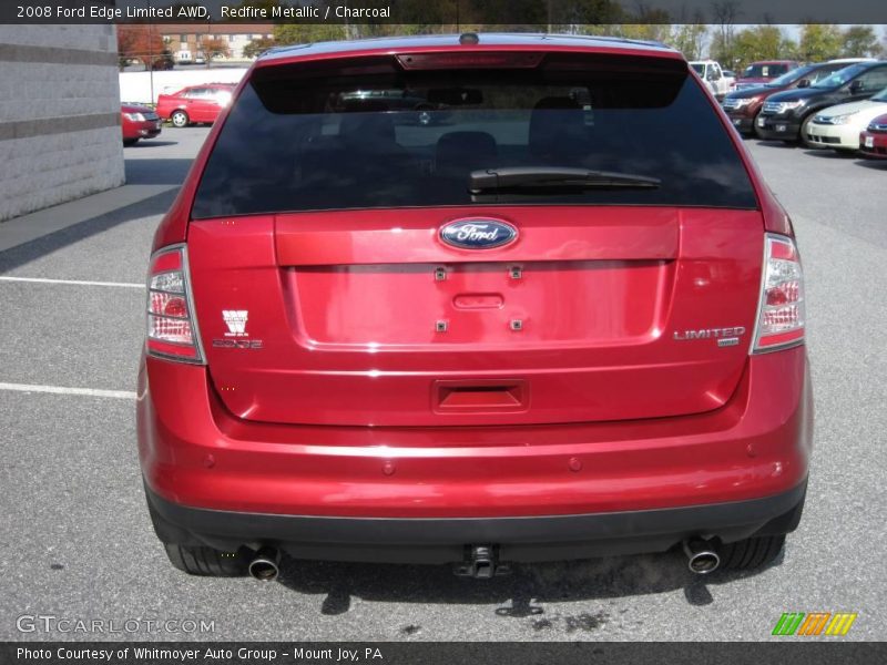 Redfire Metallic / Charcoal 2008 Ford Edge Limited AWD