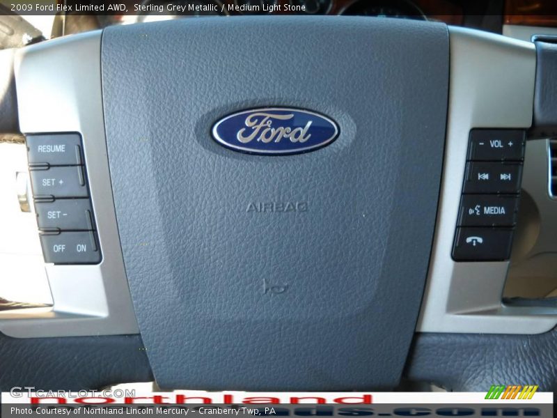 Sterling Grey Metallic / Medium Light Stone 2009 Ford Flex Limited AWD