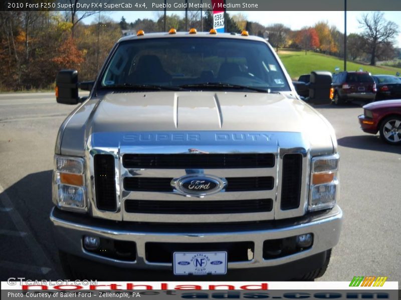 Pueblo Gold Metallic / Medium Stone 2010 Ford F250 Super Duty FX4 SuperCab 4x4