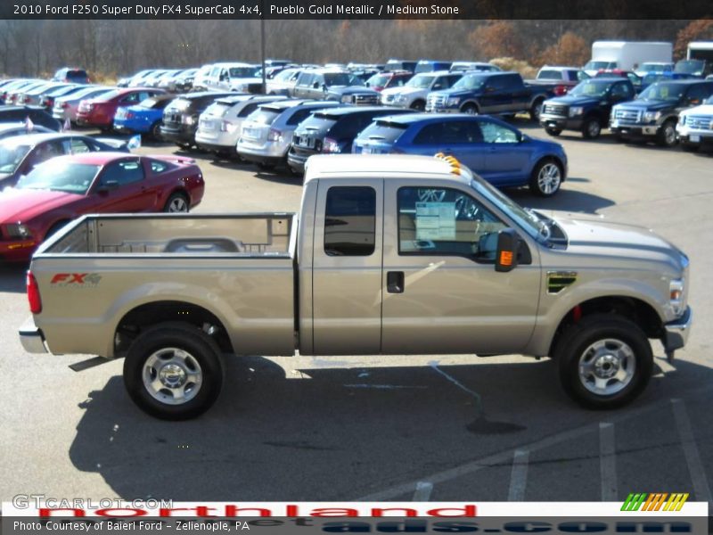 Pueblo Gold Metallic / Medium Stone 2010 Ford F250 Super Duty FX4 SuperCab 4x4
